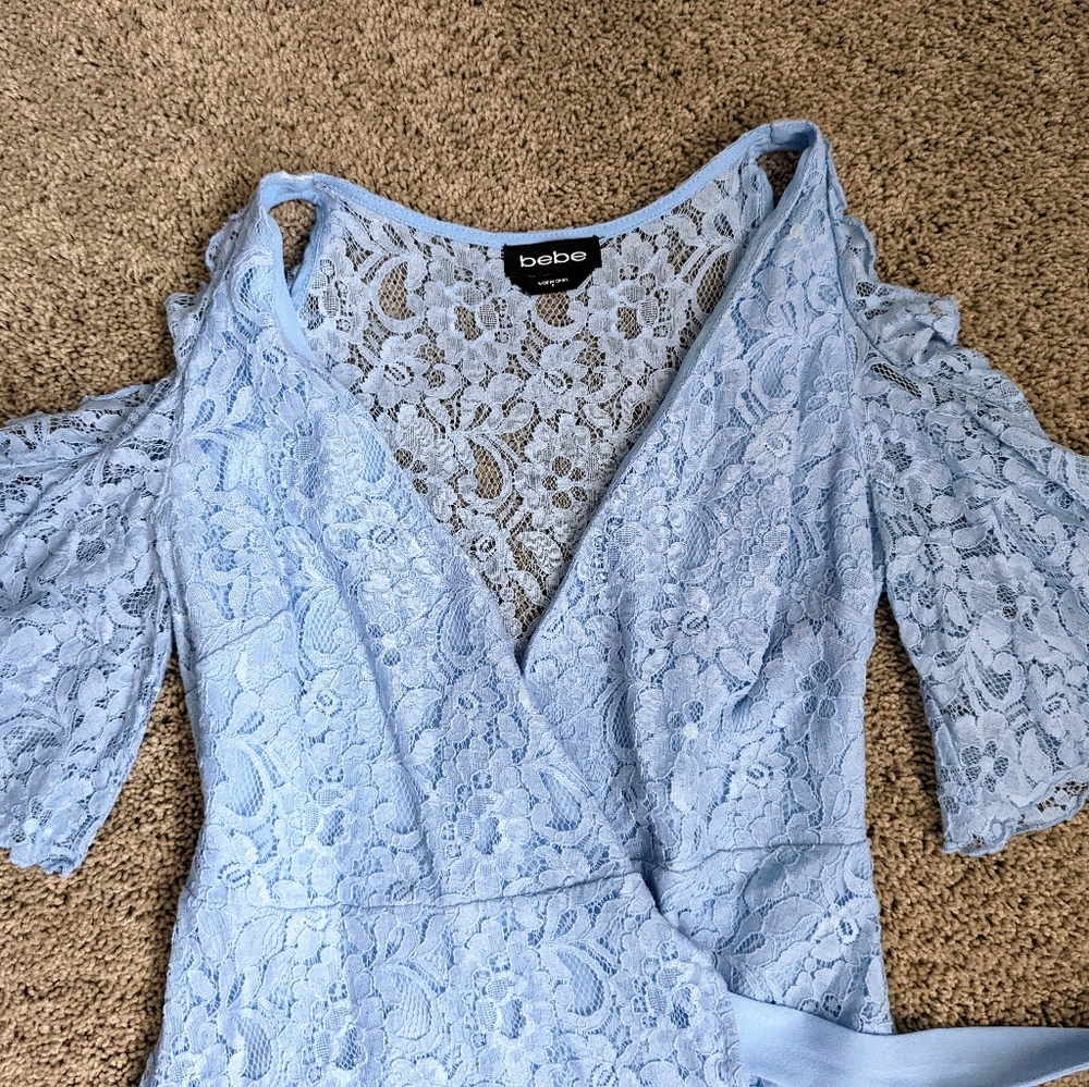 Bebe high-low summer dress
